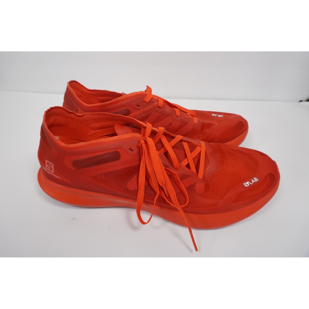 Salomon LAB Phantasm UN Red Sheer Mesh Trail Running Shoes Mens Size 11 - Picture 3 of 10